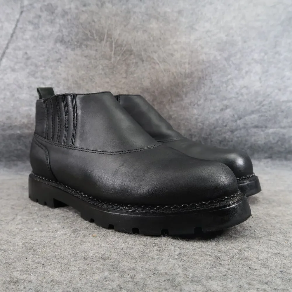 LL Bean Shoes Kids 6 Boots Chelsea Leather Insulated Classic Pull On Lug Sole